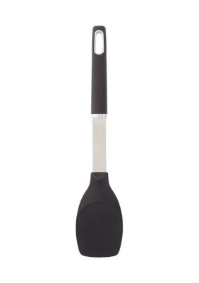 Silicone Baking Utensils - Balloon Whisk, Slotted & Solid Kitchen Spoon,  Spatula, Long Scraper And Pastry Brush, Acacia Hard Wood Handle