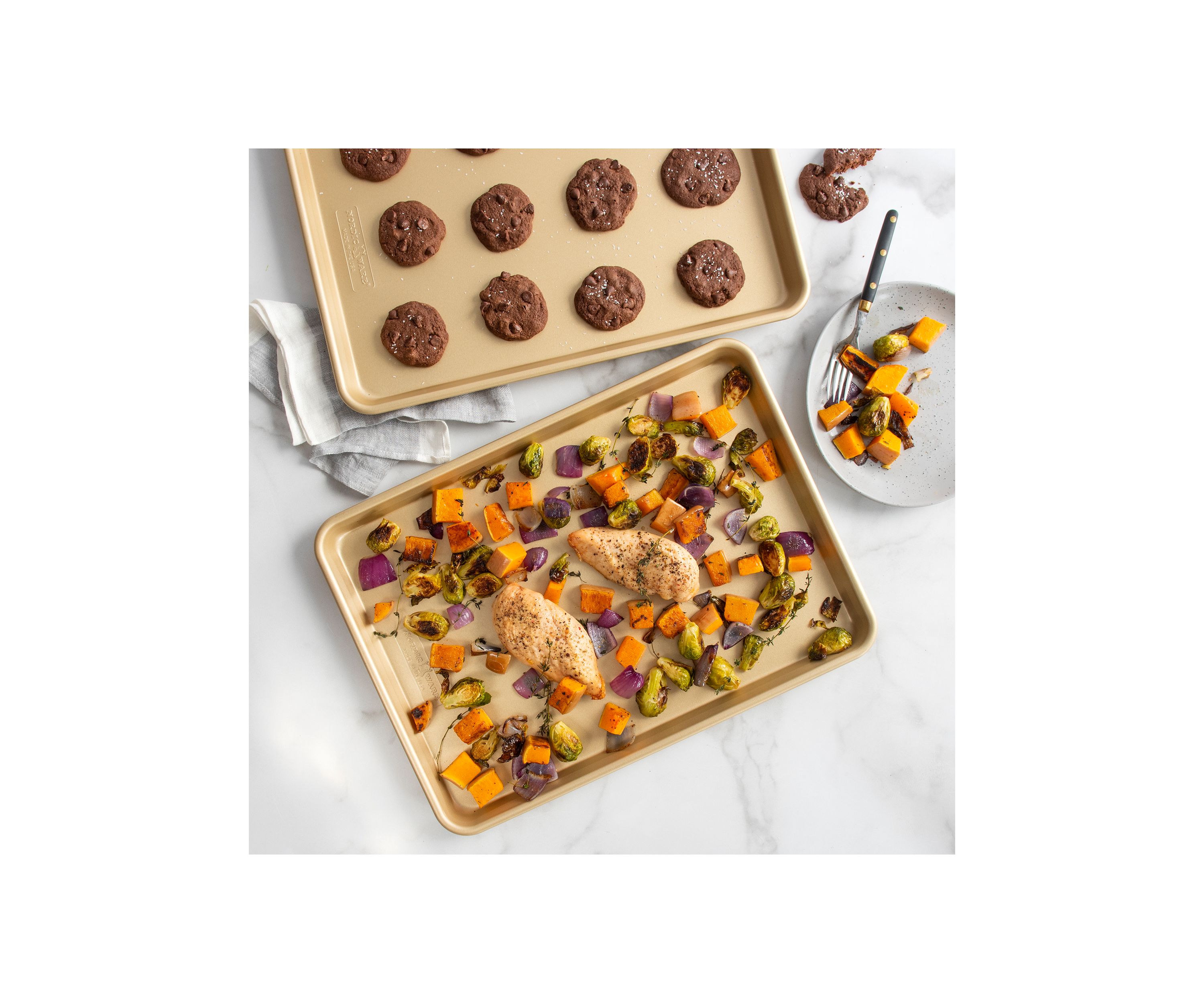 2-Piece Half Sheet Pan