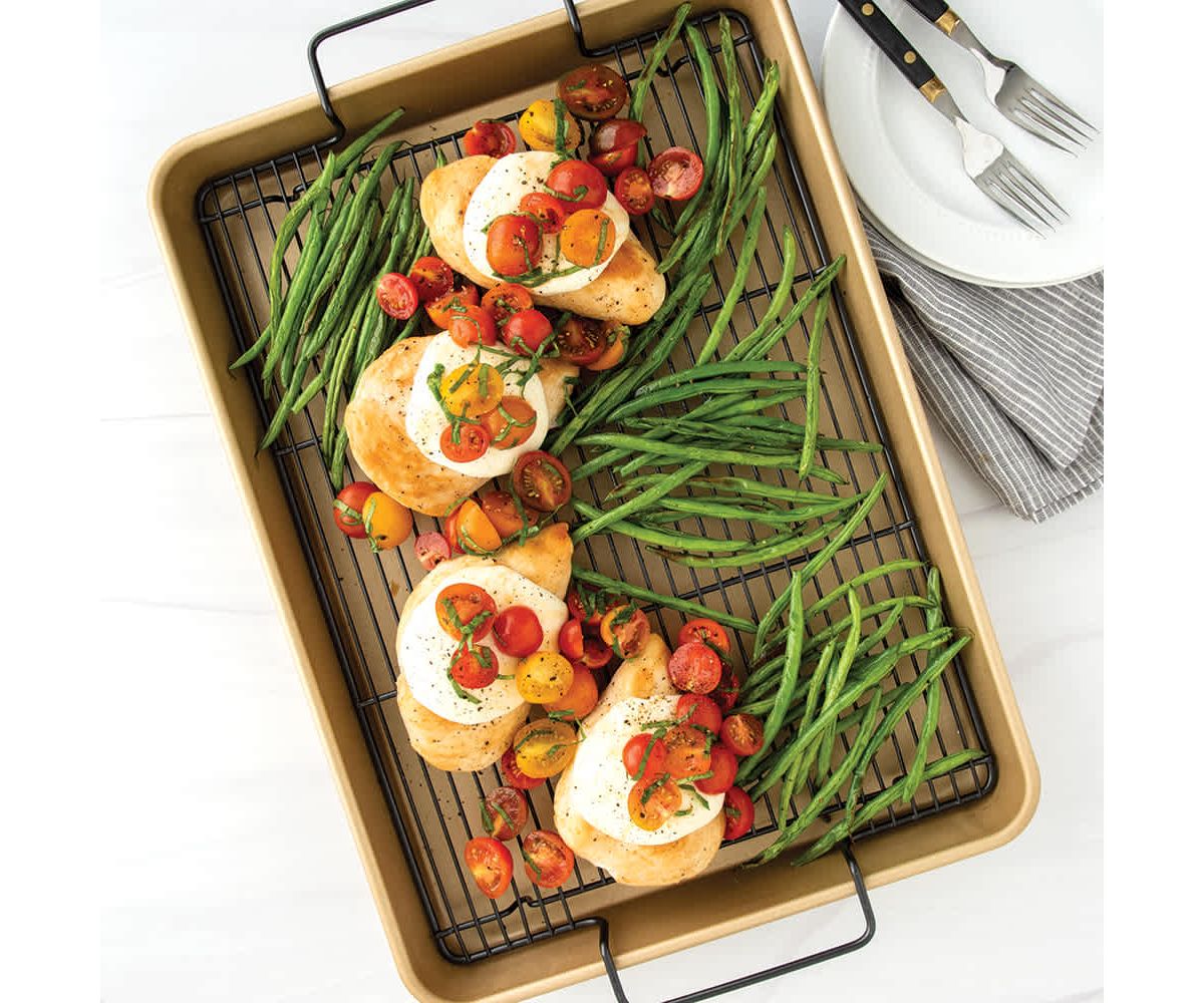 Nonstick HighSided Oven Crisp Tray