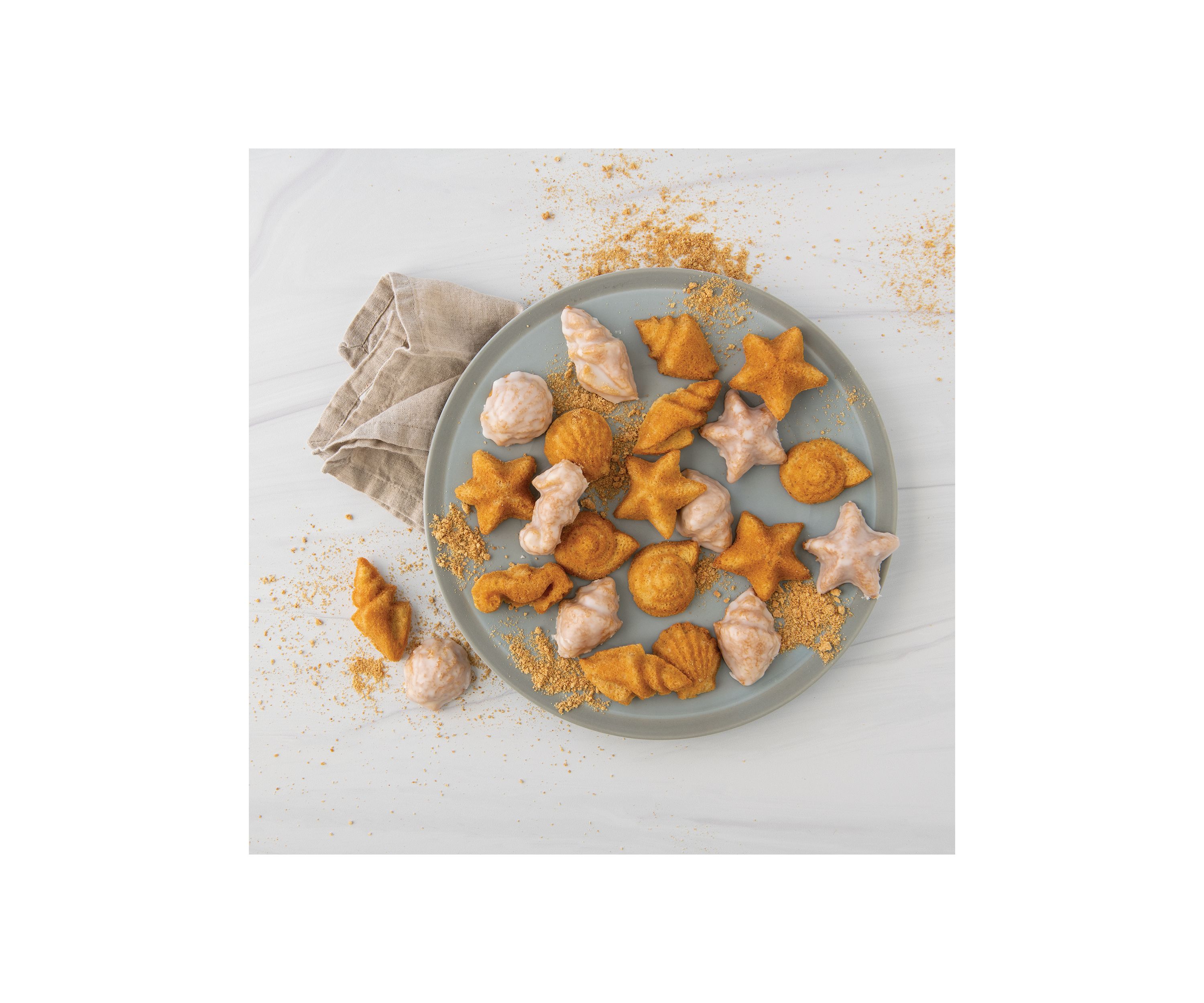 1.5 Cup Seashell Cakelet Pan