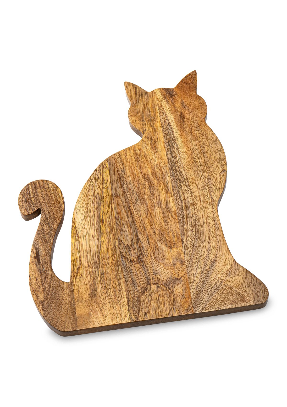 Cat Shaped Wood Cheese Board