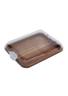 "Build-a-Board" Acacia Cutting and Charcuterie Board with Lid