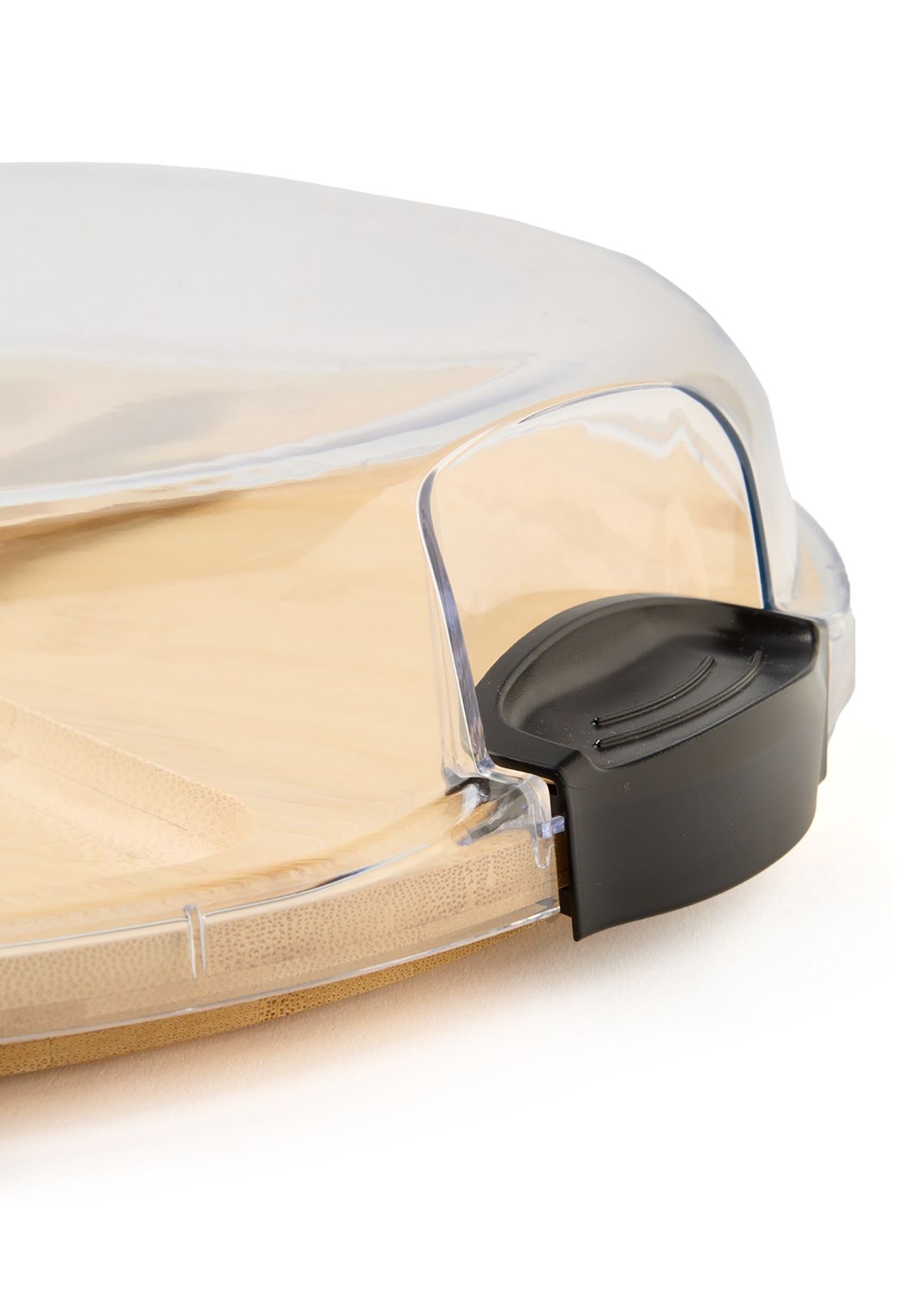 "Build-a-Board" Round Bamboo Cutting and Charcuterie Board with Lid
