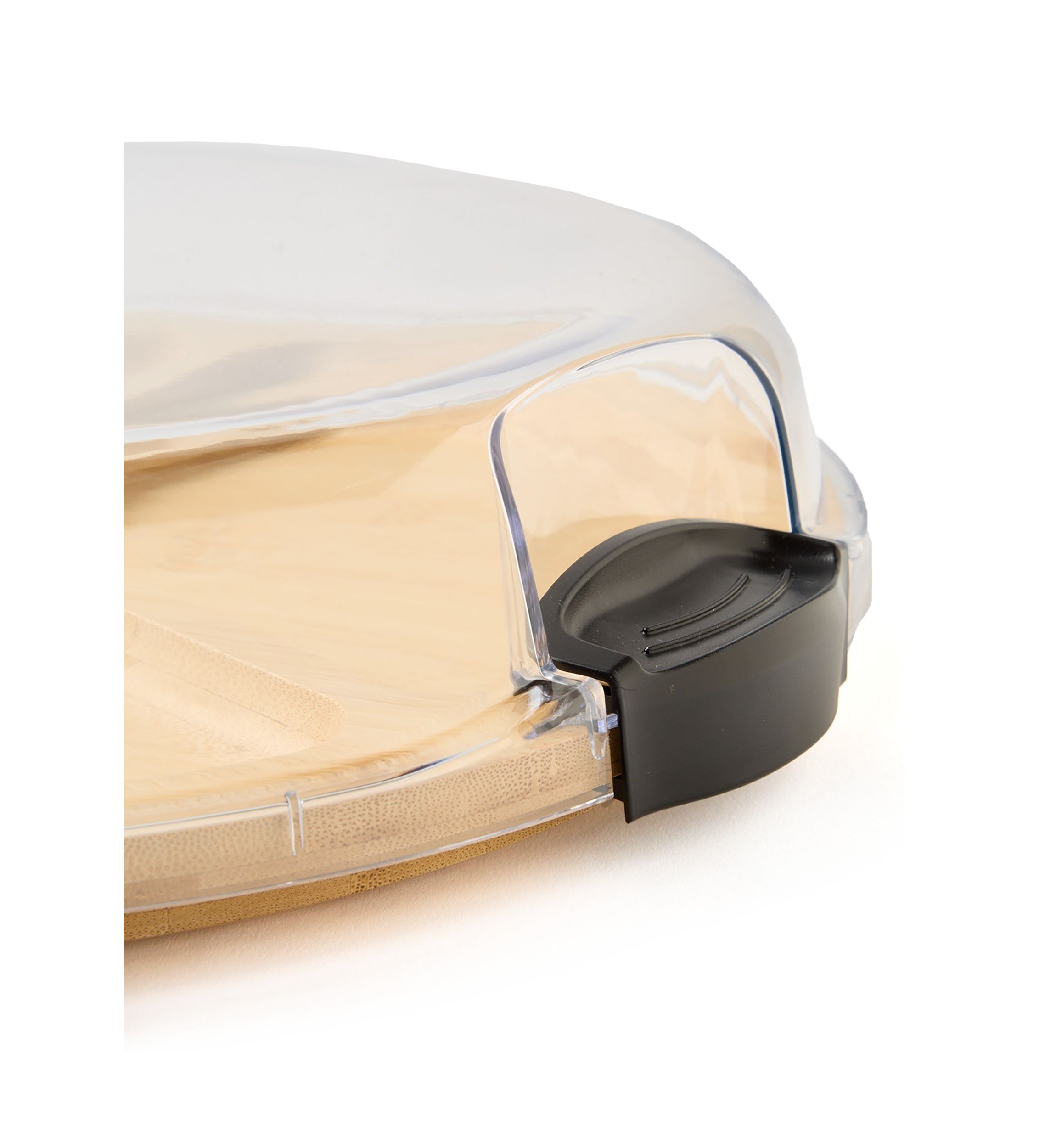 "Build-a-Board" Round Bamboo Cutting and Charcuterie Board with Lid