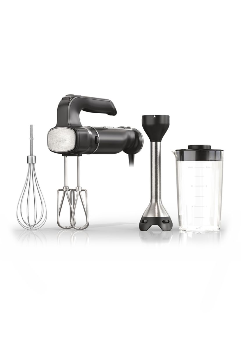 Foodi Power Mixer System Hand Blender and 5-Speed Hand Mixer Combo