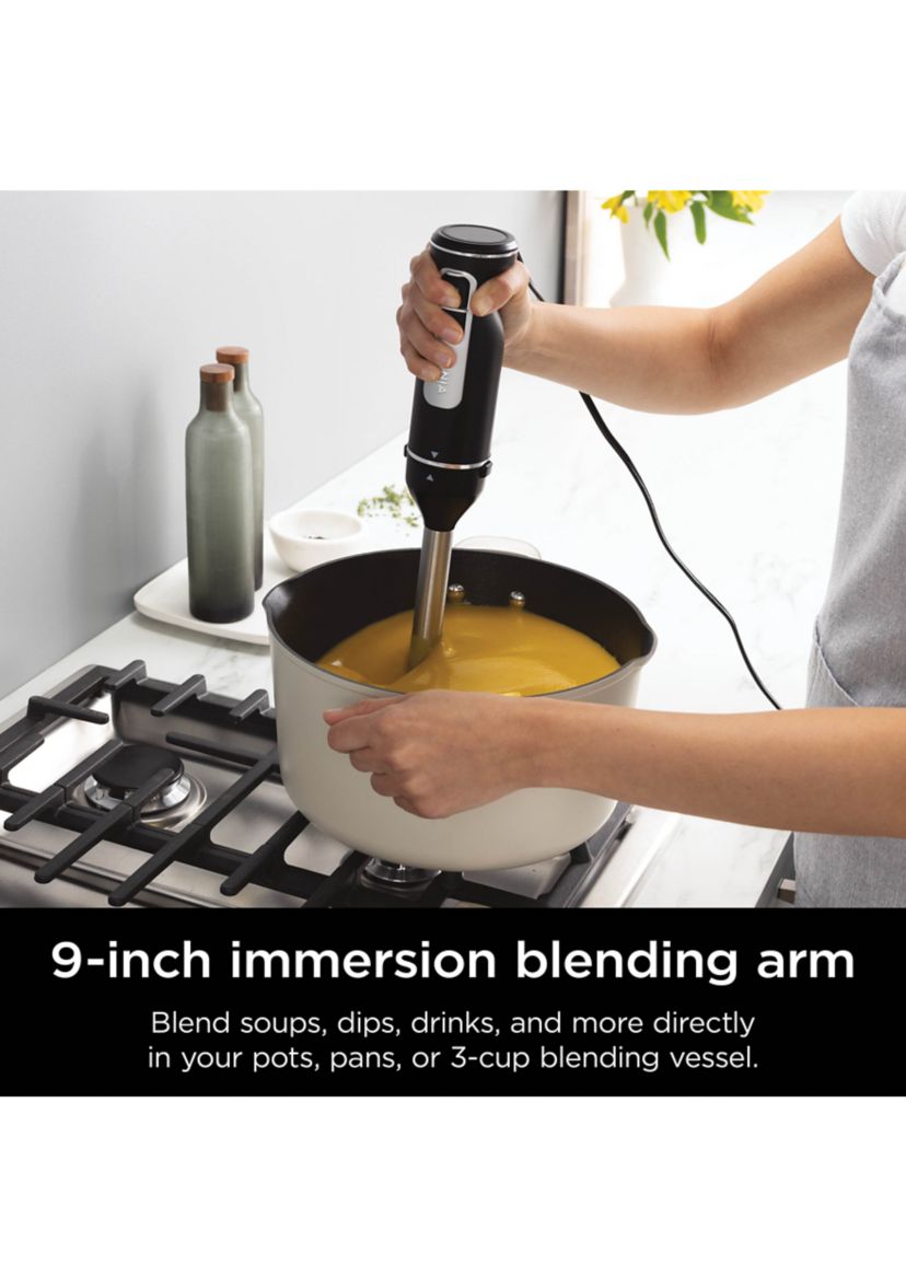 Foodi Power Mixer System Hand Blender and 5-Speed Hand Mixer Combo