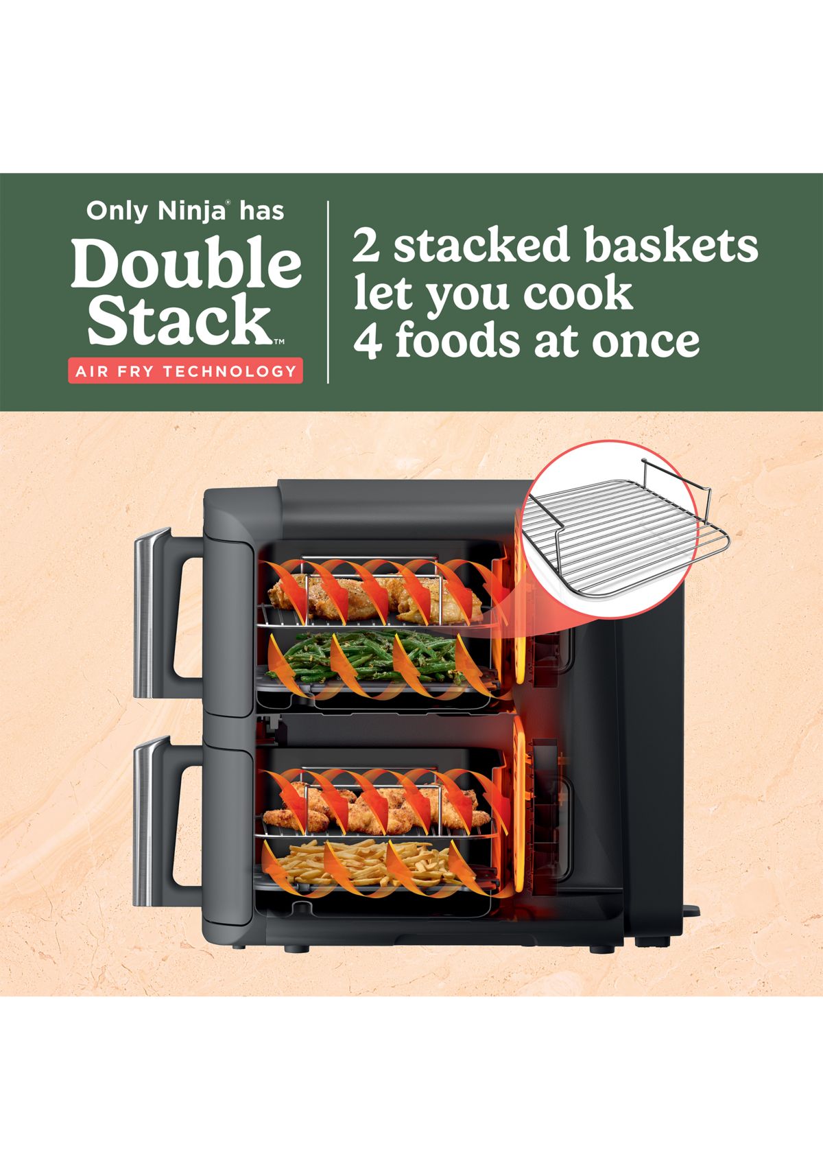 DoubleStack XL 2-Basket Air Fryer