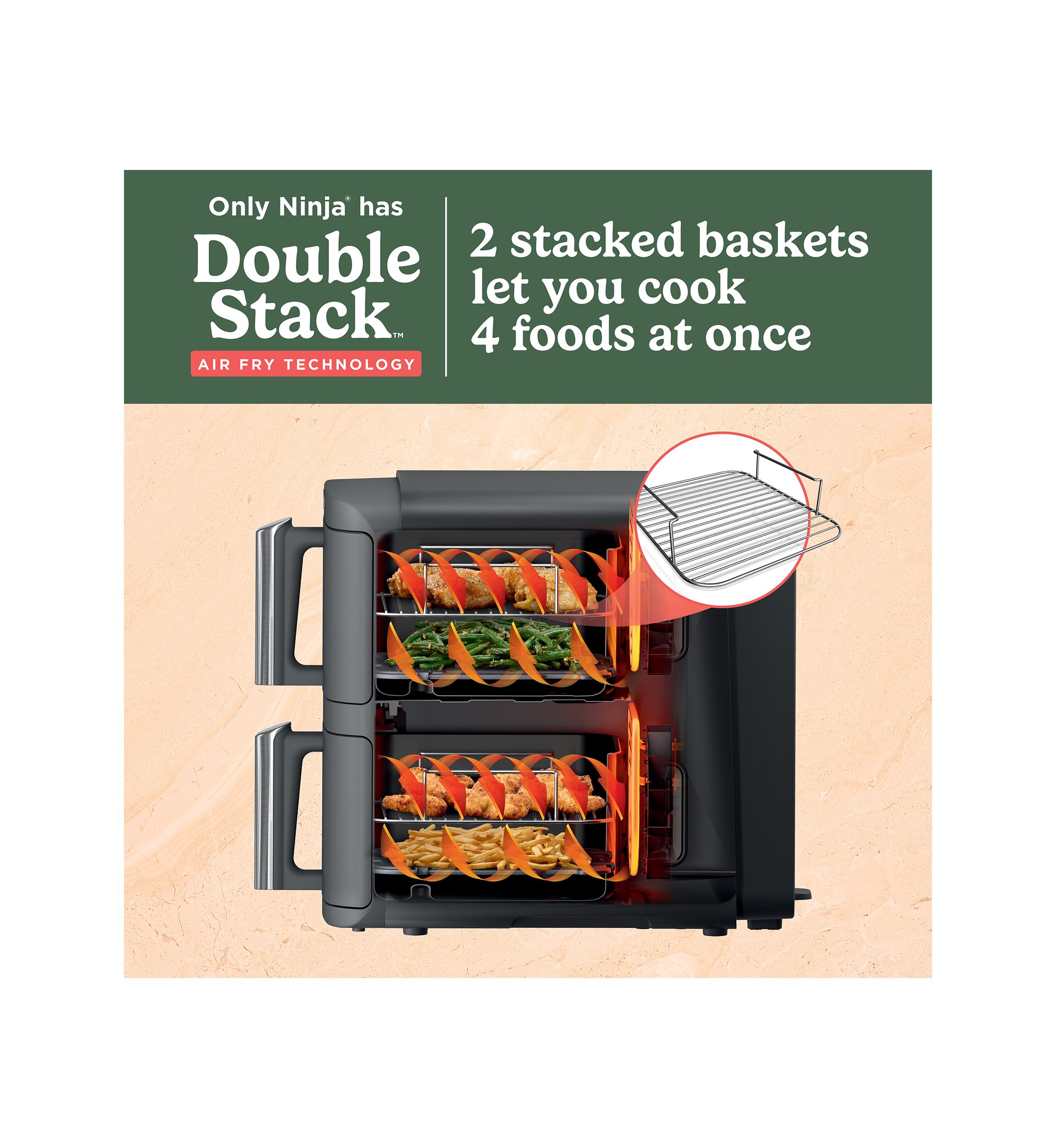 DoubleStack XL 2-Basket Air Fryer