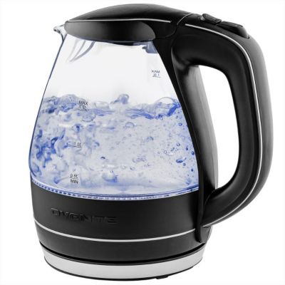 Glass Electric Kettle Hot Water Boiler 1.5 Liter Borosilicate Glass Fast Boiling Countertop Heater