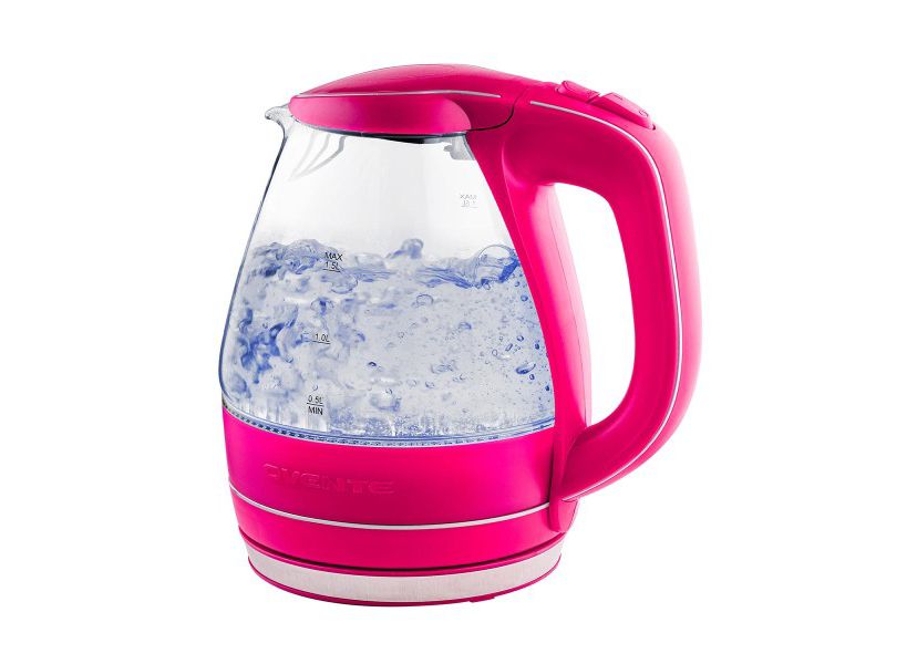 Glass Electric Kettle Hot Water Boiler 1.5 Liter Borosilicate Glass Fast Boiling Countertop Heater - BPA Free