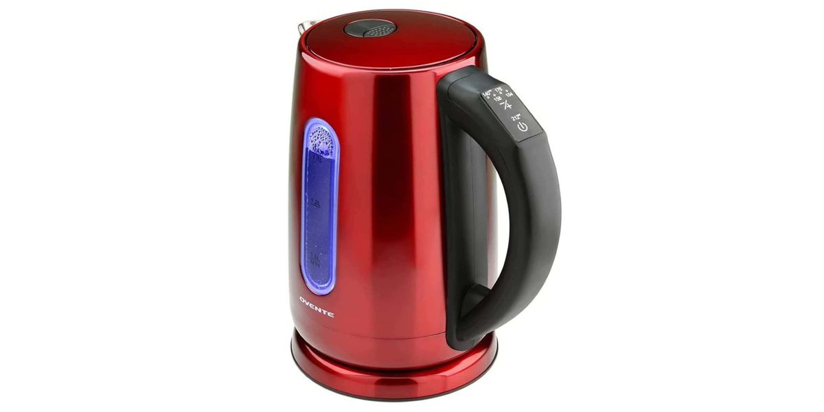 Electric Tea Kettle Stainless Steel 1.7 Liter Instant Hot Water Boiler Heater