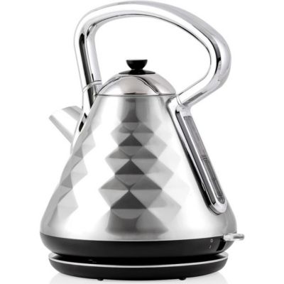 Ovente Electric Kettle Hot Water Boiler Stainless Steel 1.7 L Automatic Shut-Off 1500W Cleo Collection