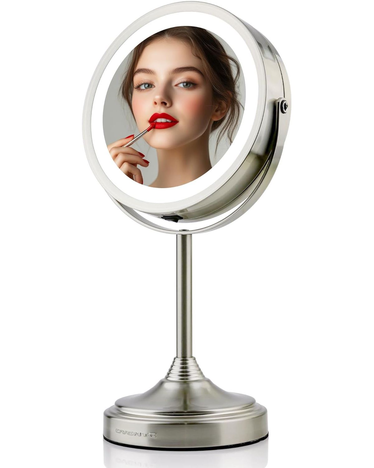 LED Lighted Tabletop Makeup Mirror