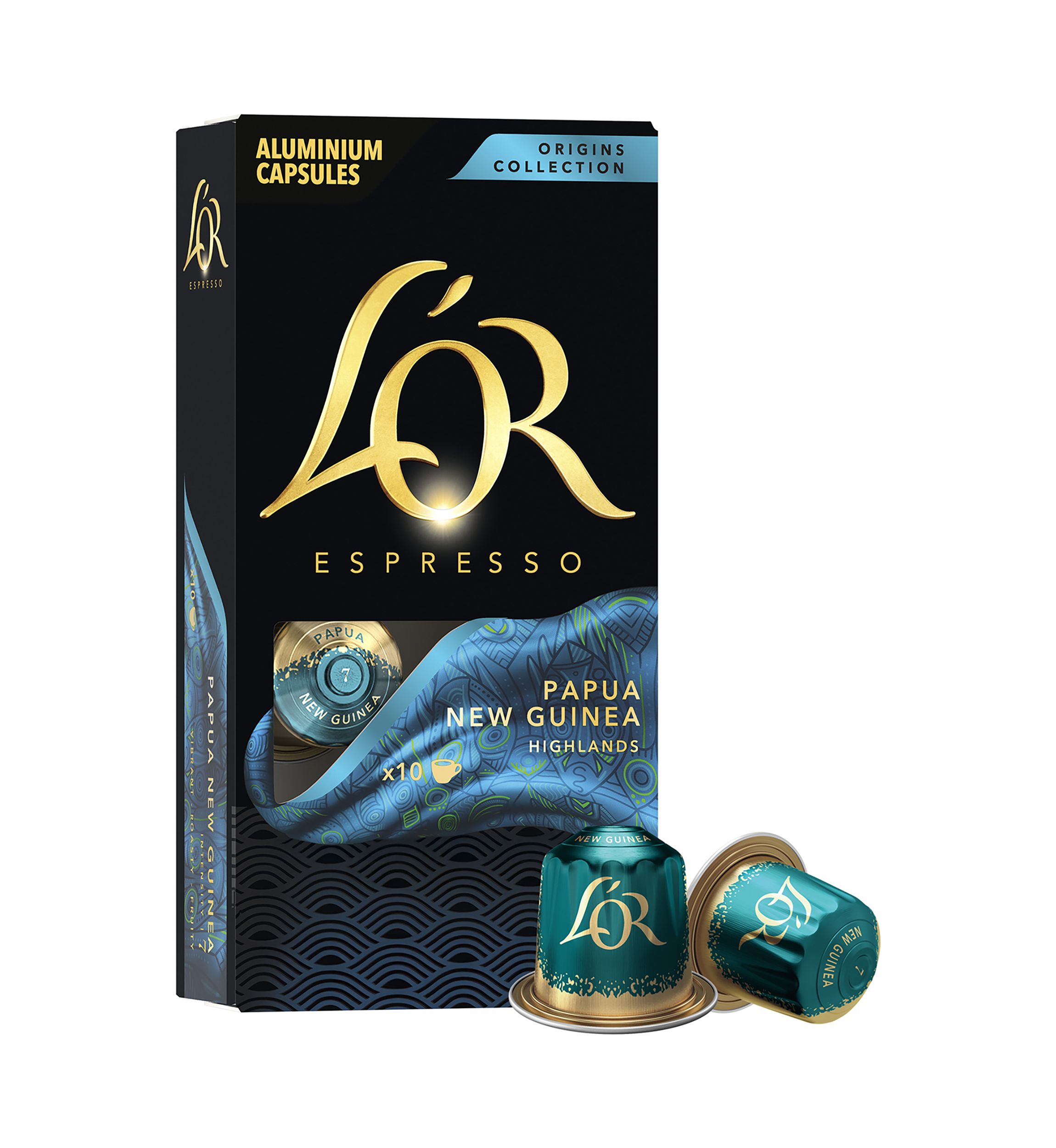 LOR BARISTA System Espresso Papua New Guinea Ground Coffee Capsules