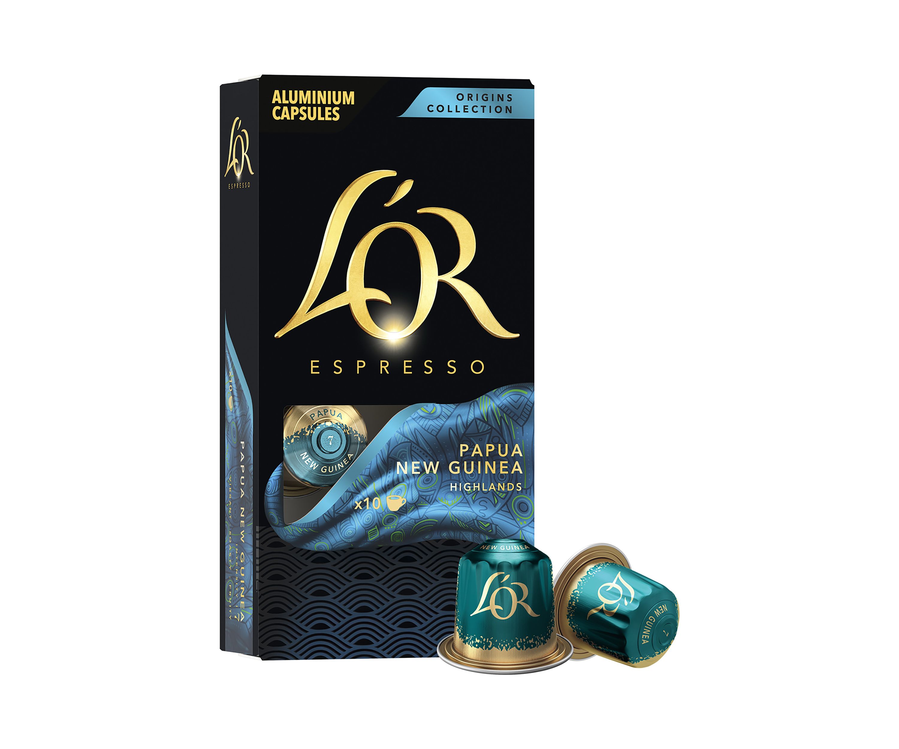 LOR BARISTA System Espresso Papua New Guinea Ground Coffee Capsules