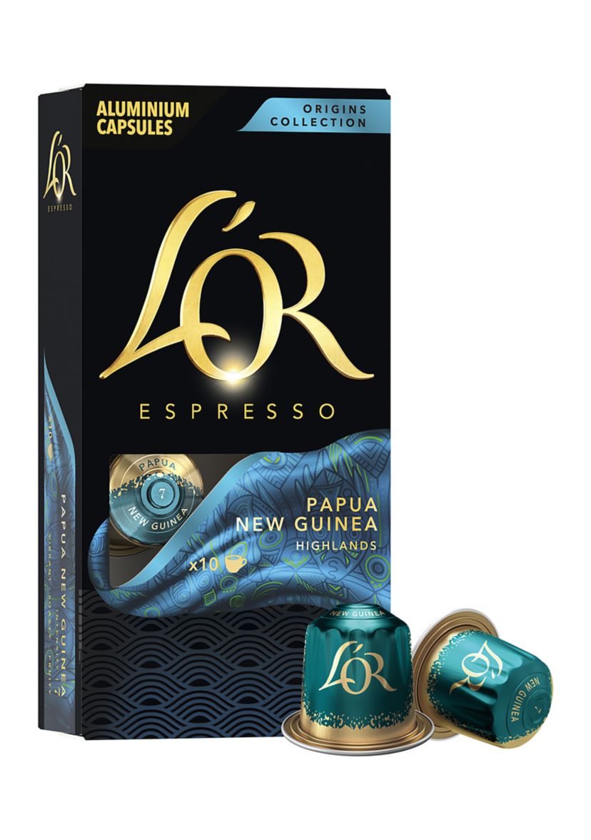LOR BARISTA System Espresso Papua New Guinea Ground Coffee Capsules
