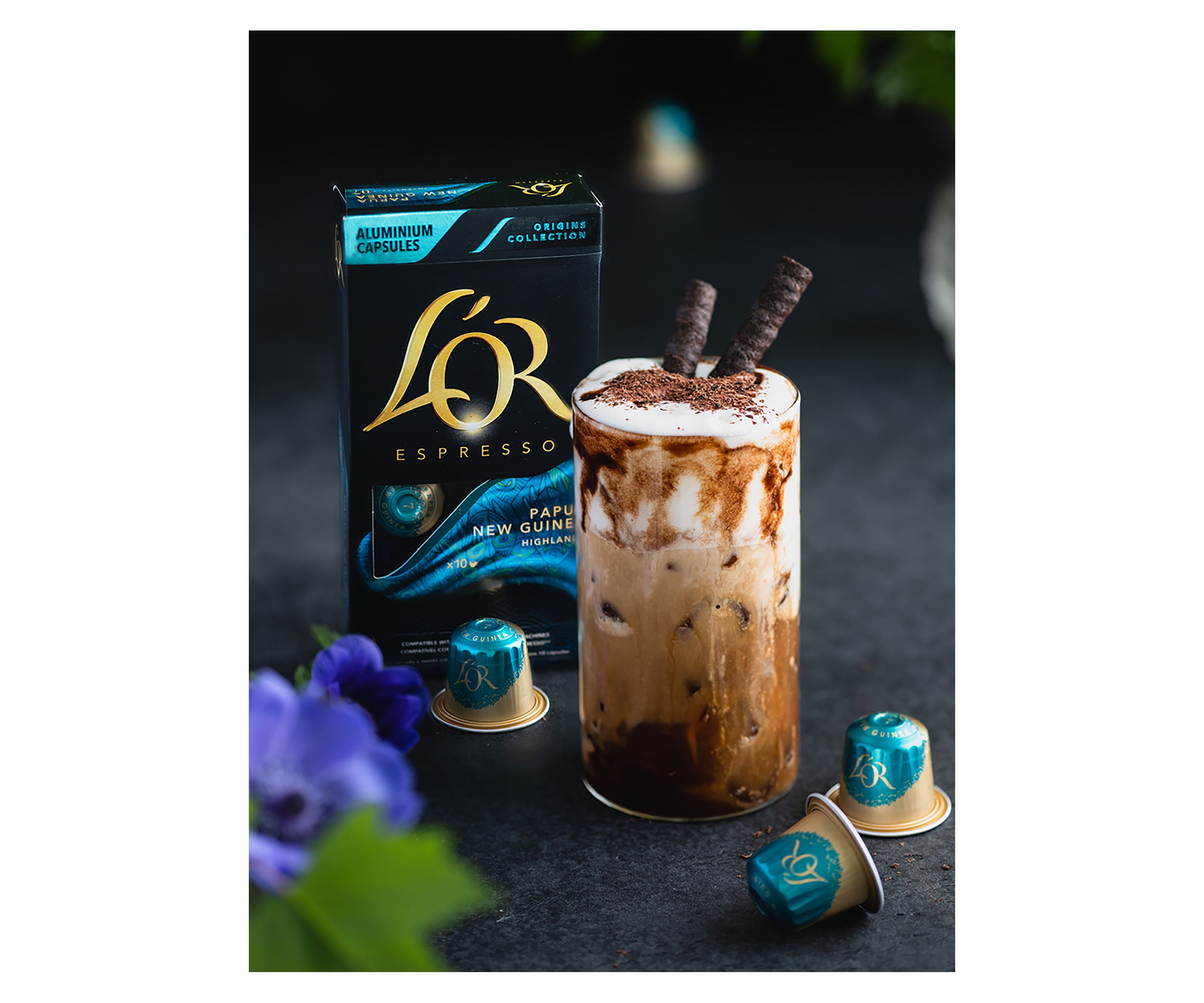 LOR BARISTA System Espresso Papua New Guinea Ground Coffee Capsules
