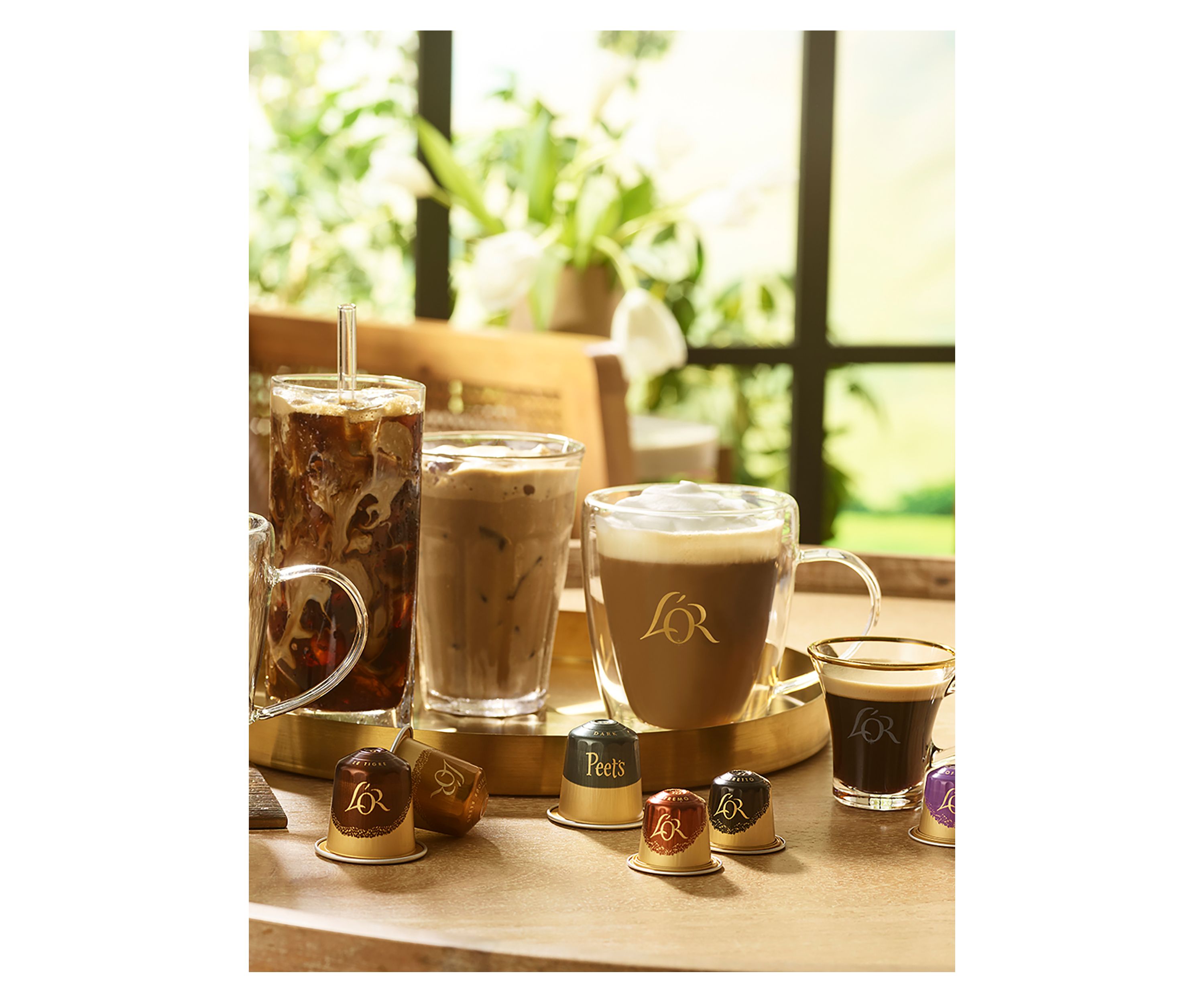 LOR BARISTA System Coffee Maker + 22 Tasting Capsules 