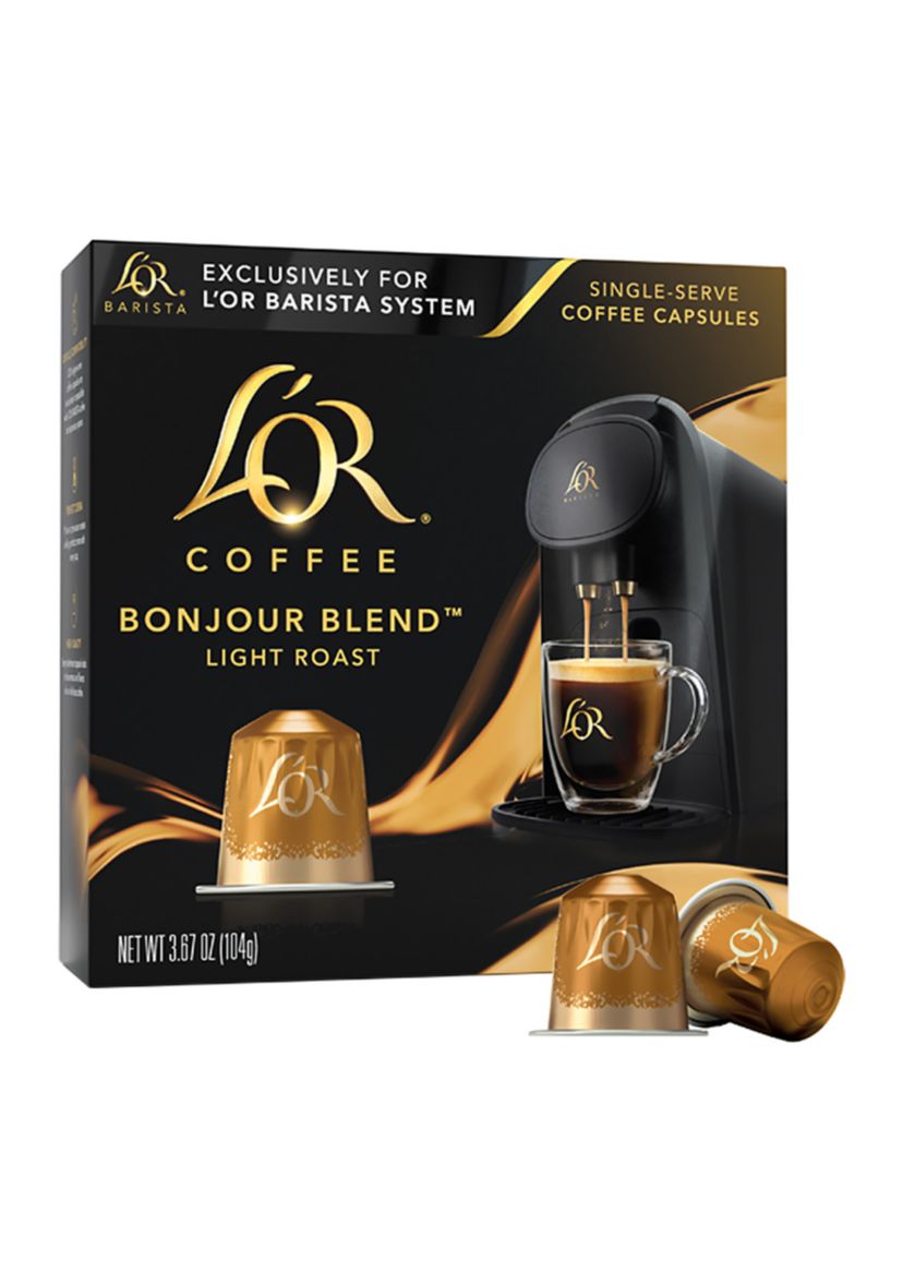 LOR BARISTA System Single Serve Bonjour Blend Light Roast Coffee Capsules