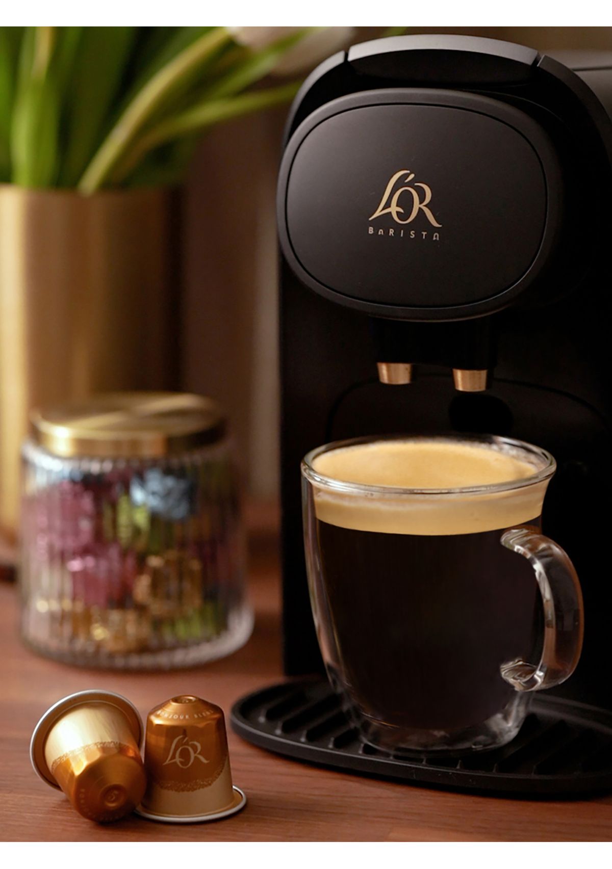 LOR BARISTA System Single Serve Bonjour Blend Light Roast Coffee Capsules