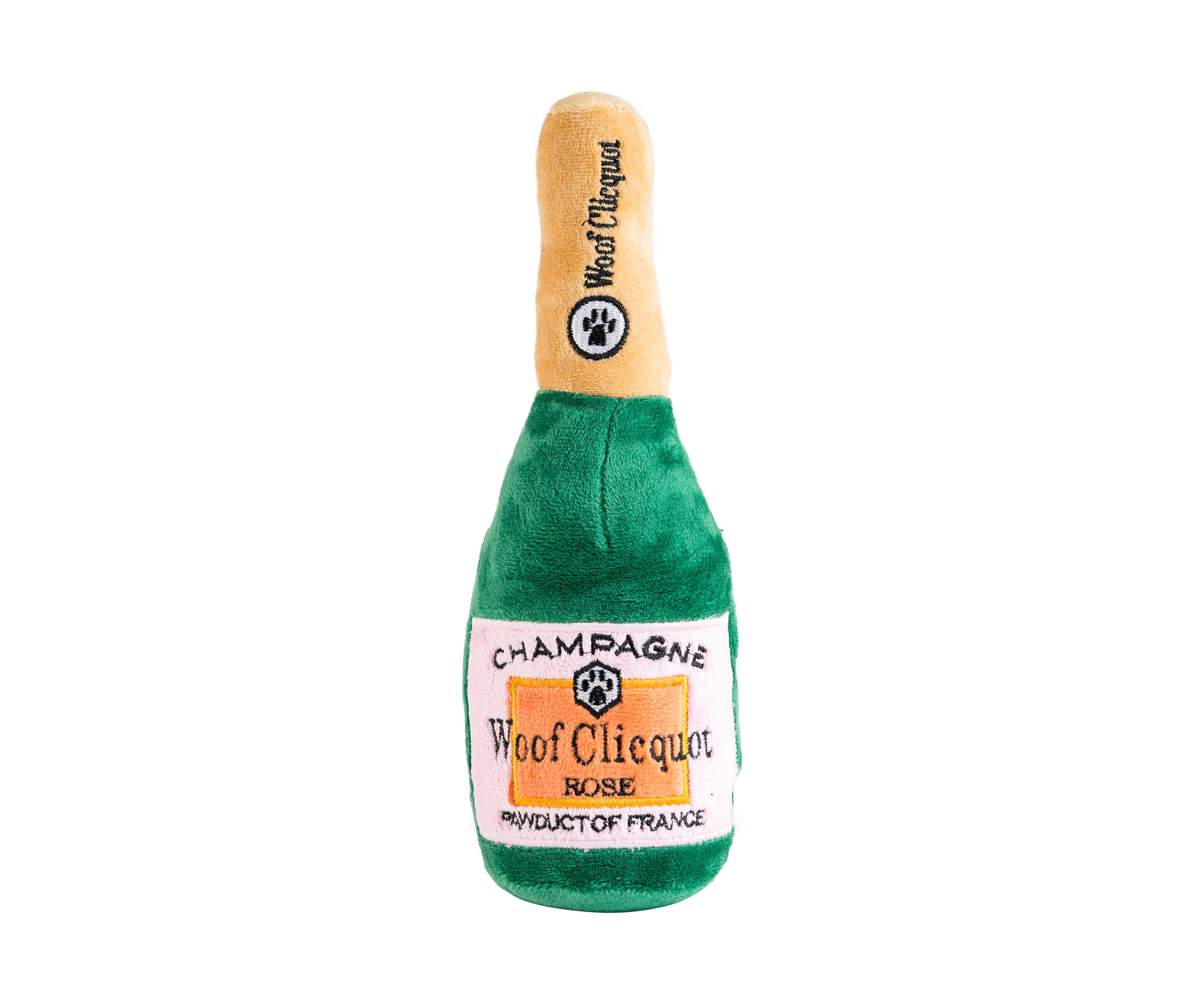 Woof Clicquot Rosé Plush Dog Toy