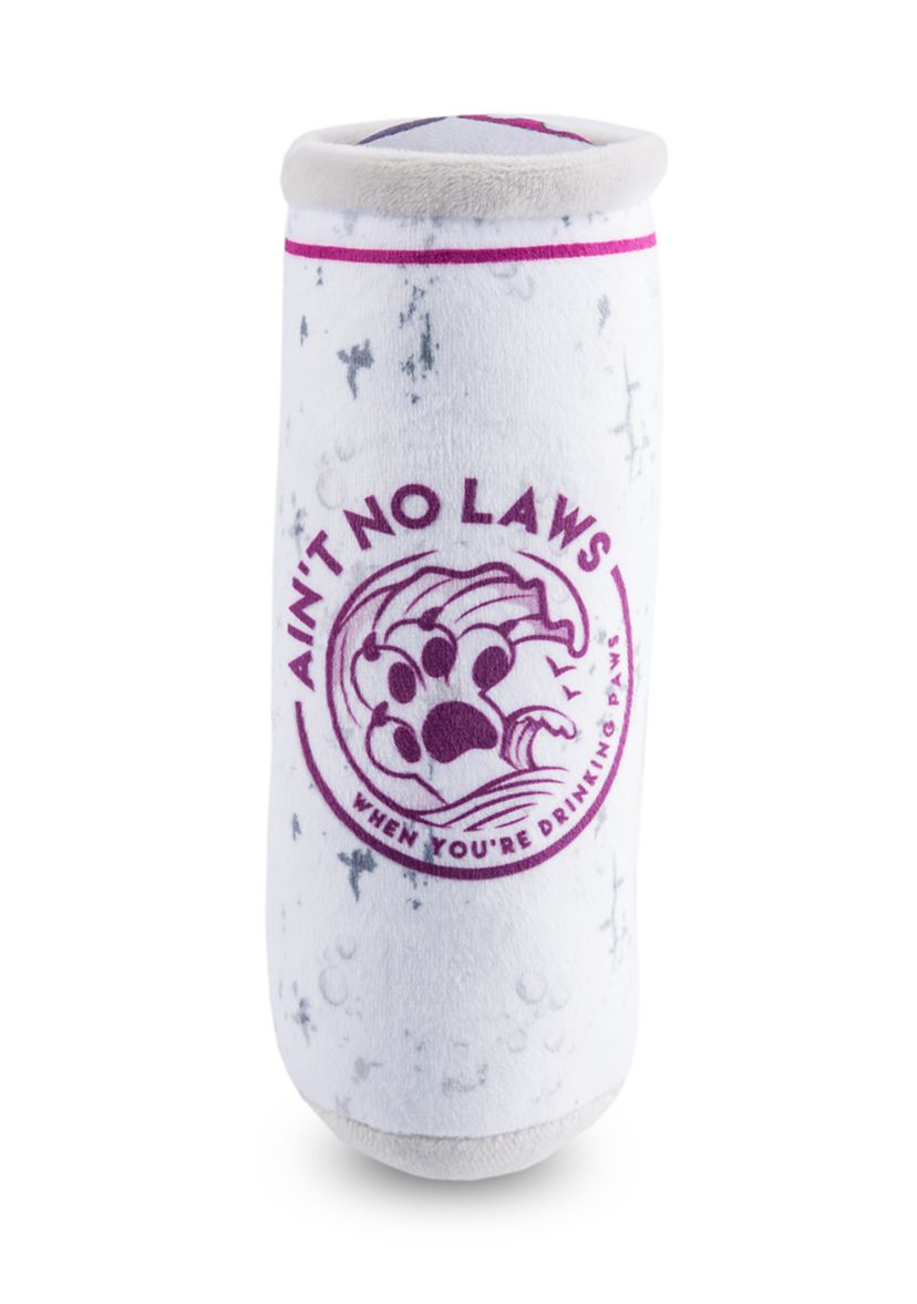 White Paw Bark Cherry Plush Dog Toy