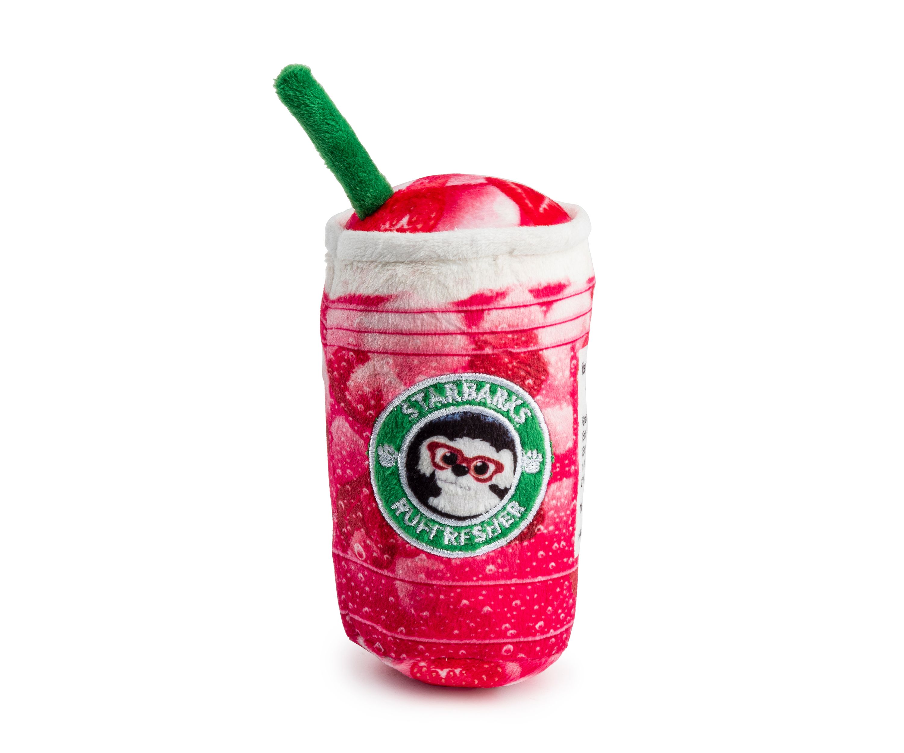 Starbarks Pawberry Ruffresher Plush Dog Toy