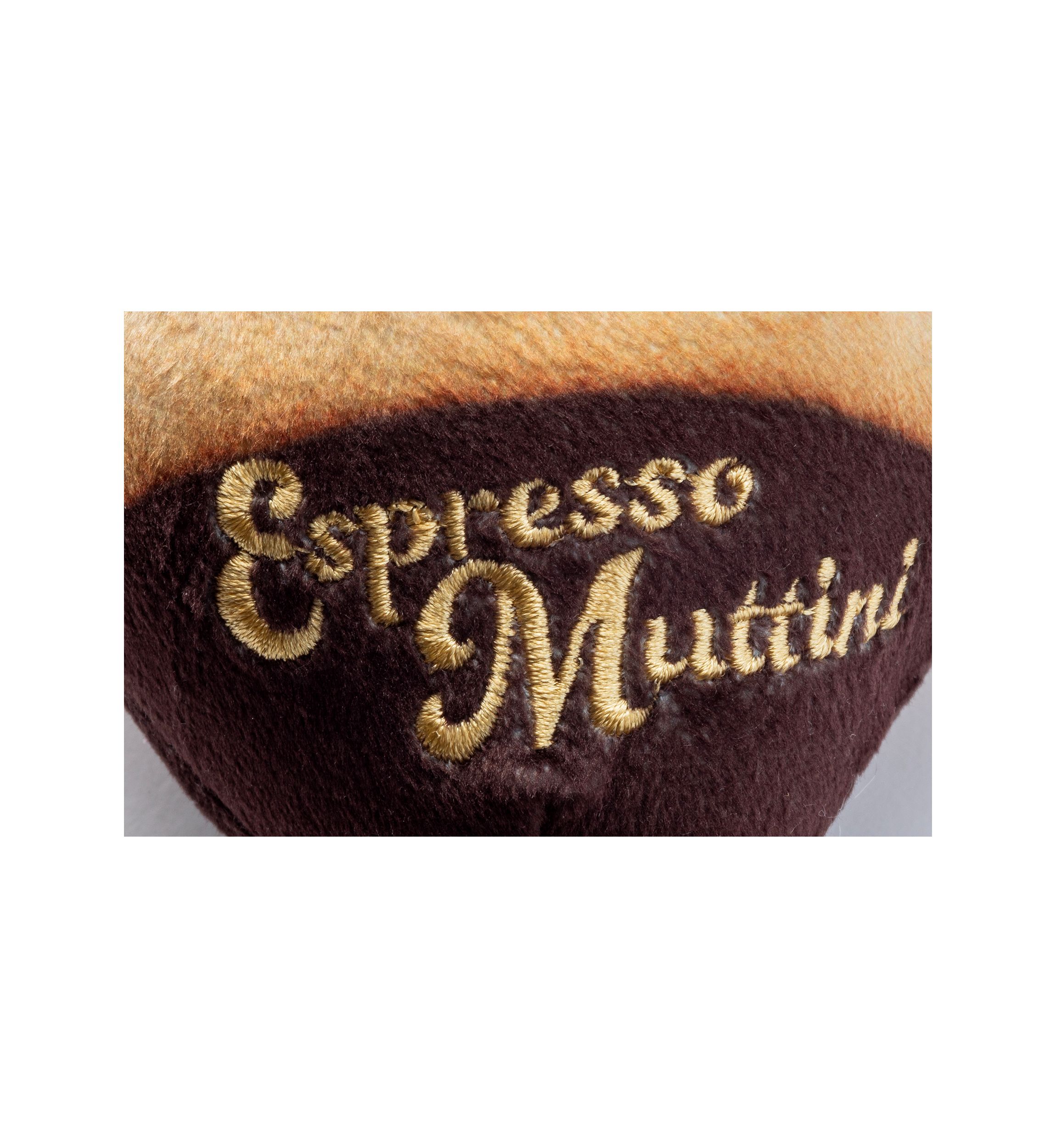 Espresso Muttini Plush Dog Toy