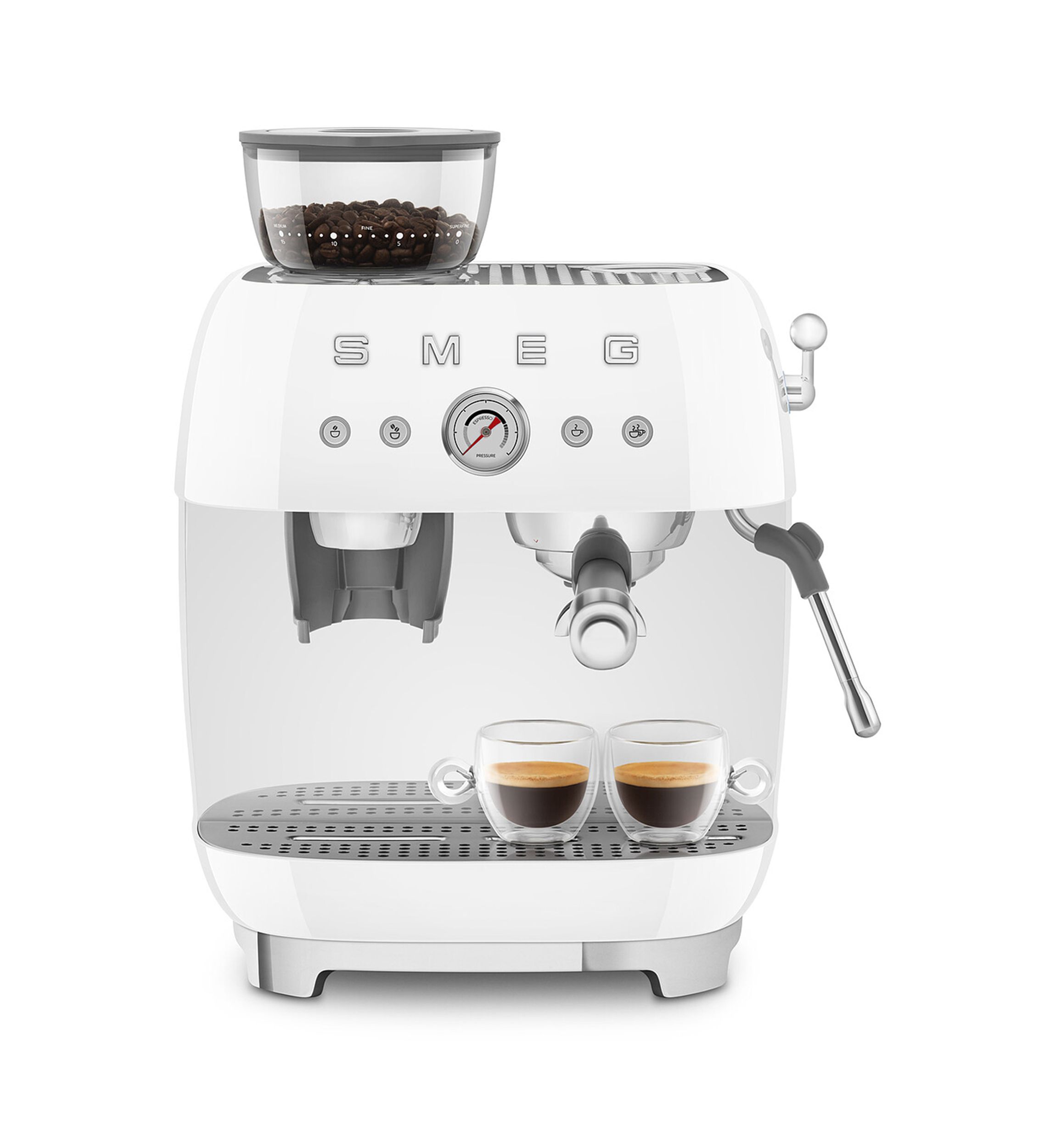 Espresso Coffee Machine with Grinder