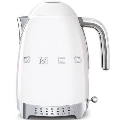 Smeg Retro Style 7 Cup Variable Temperature Kettle White