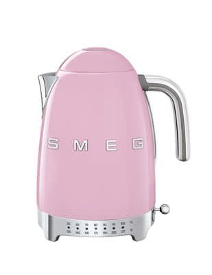 Smeg Retro Style 7 Cup Variable Temperature Kettle Pink