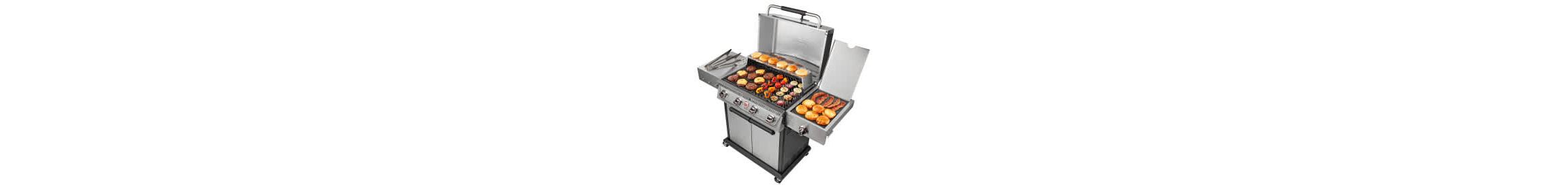 Propel+ Four Burner 3-in-1 Gas Grill