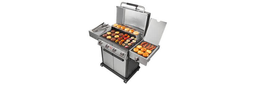 Propel+ Four Burner 3-in-1 Gas Grill