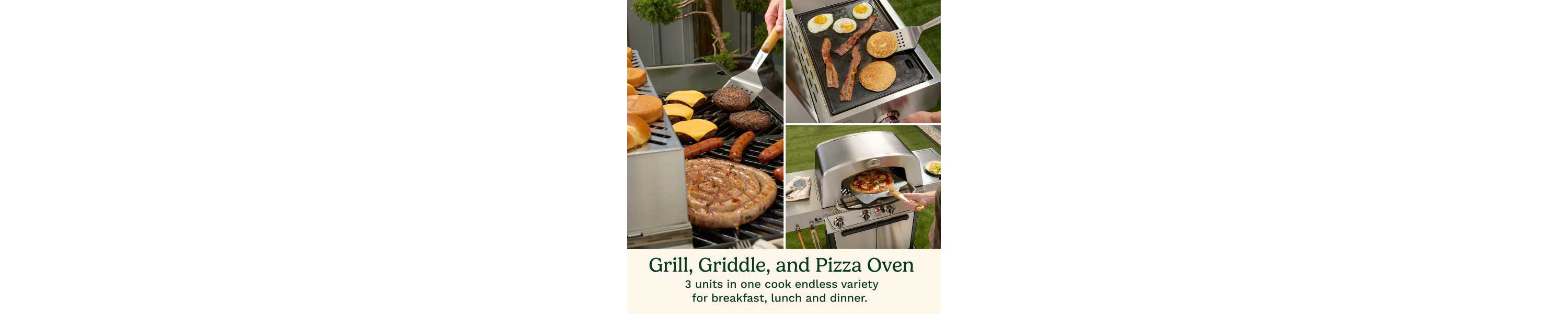 Propel+ Four Burner 3-in-1 Gas Grill