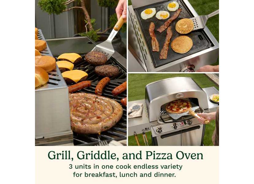 Propel+ Four Burner 3-in-1 Gas Grill