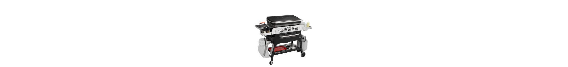 3-Burner Outdoor Griddler - 2-in-1 Griddle & Broiler Combo
