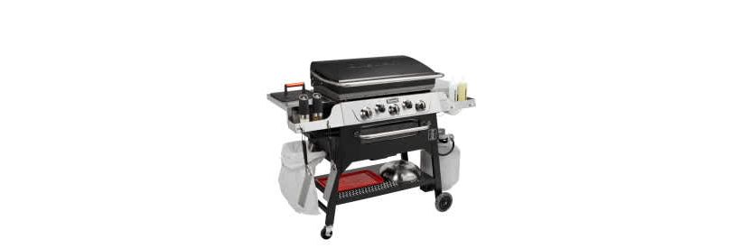 3-Burner Outdoor Griddler - 2-in-1 Griddle & Broiler Combo