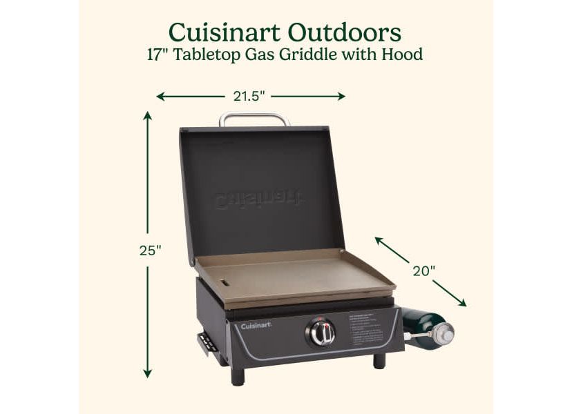Cuisinart 17" Tabletop Gas Griddle