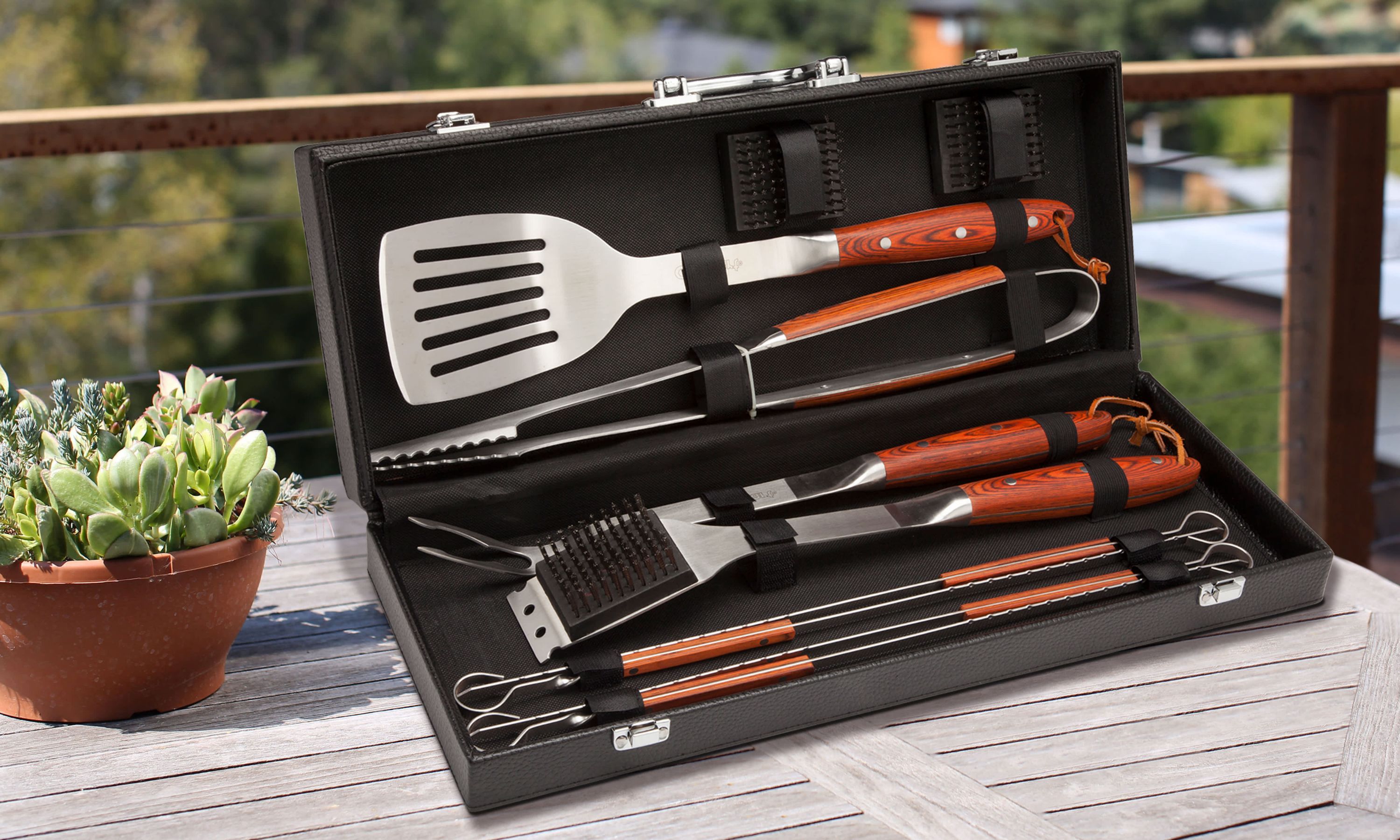 10pc Premium Grill Tool Set