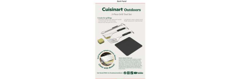 5-Piece Grill Tool Set