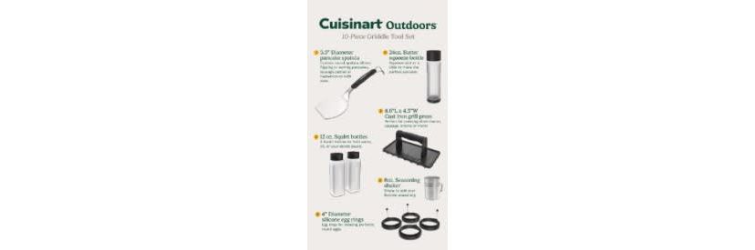 Cuisinart 10-Piece Griddle Set