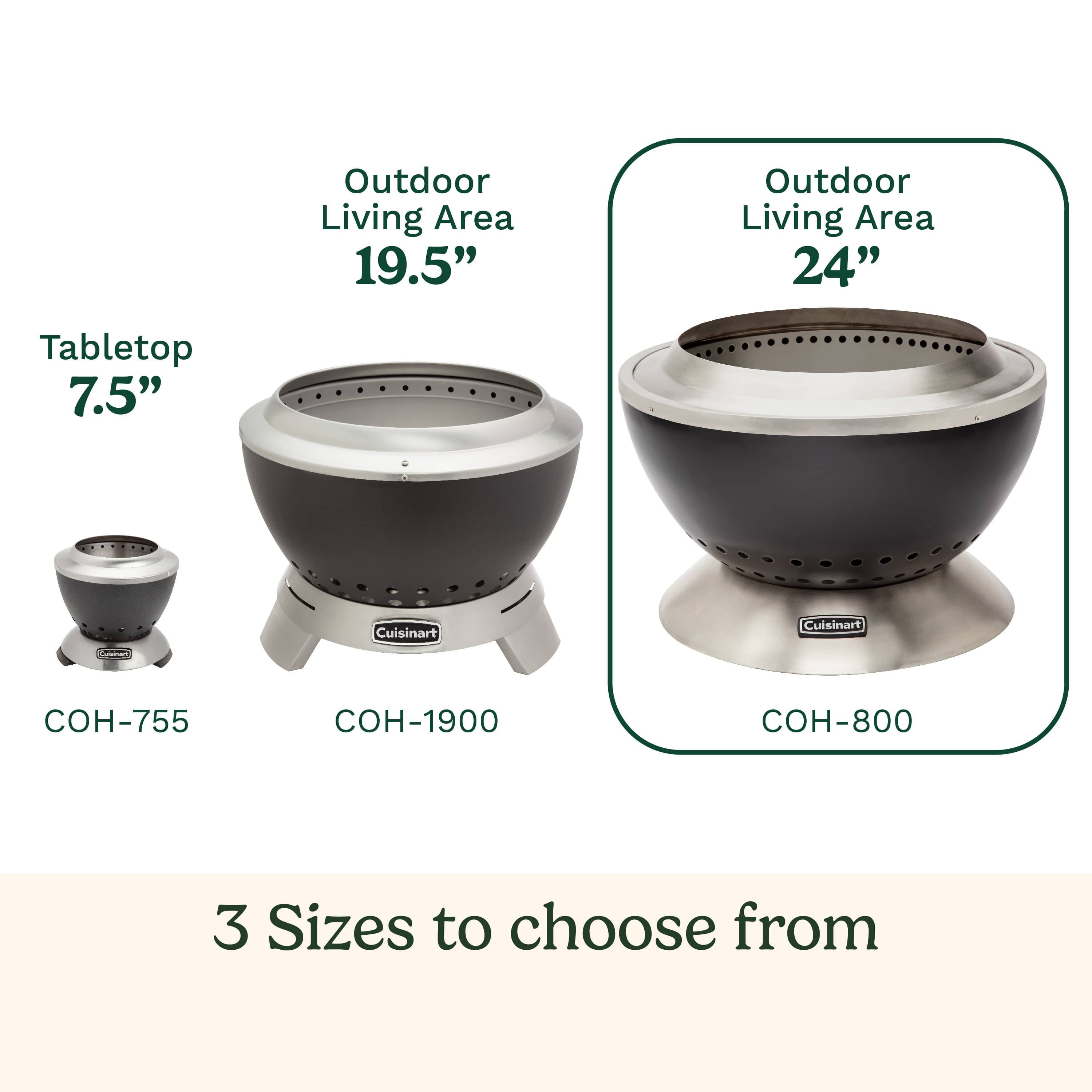 24" Cleanburn Smokeless Fire Pit