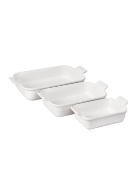 Heritage 3-Piece Rectangular Baking Dish Set