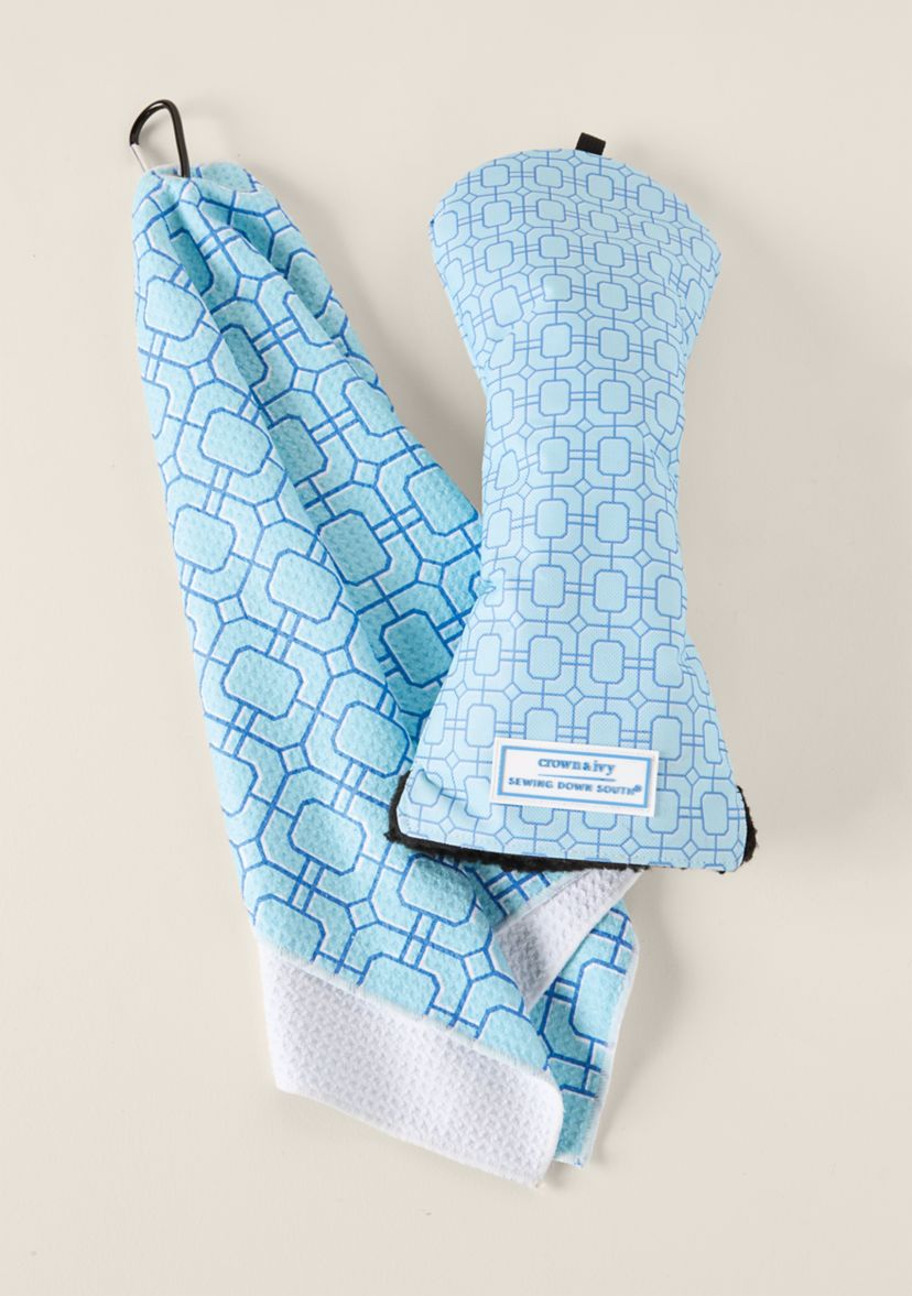 Sewing Down South x Crown & Ivy™ Wild Dunes Golf Towel