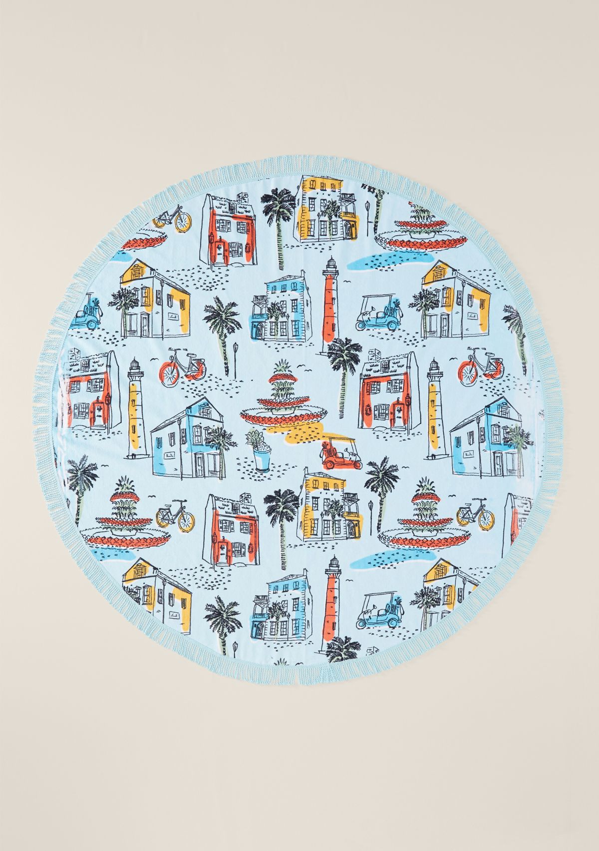 Sewing Down South x Crown & Ivy™ Seabrook 60" Round Beach Towel