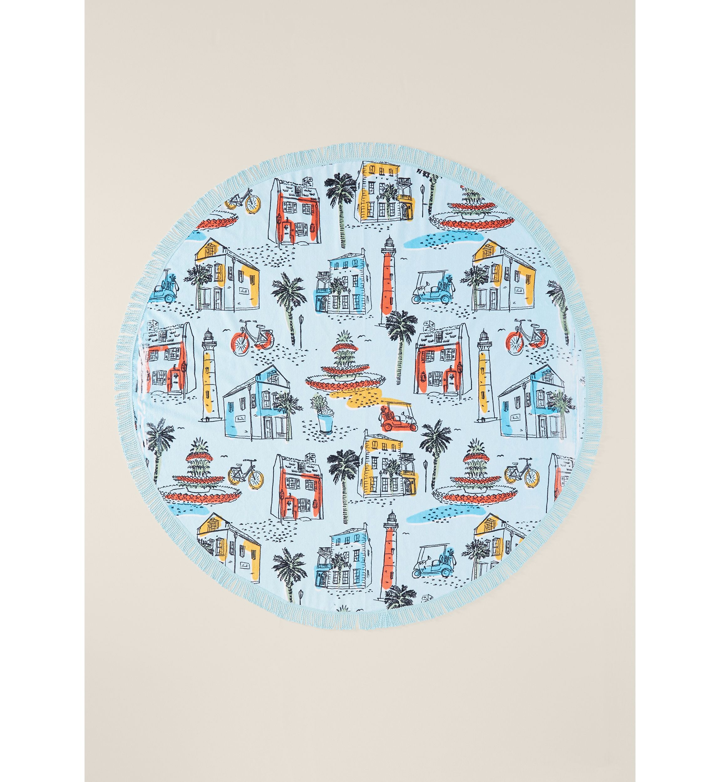 Sewing Down South x Crown & Ivy™ Seabrook 60" Round Beach Towel