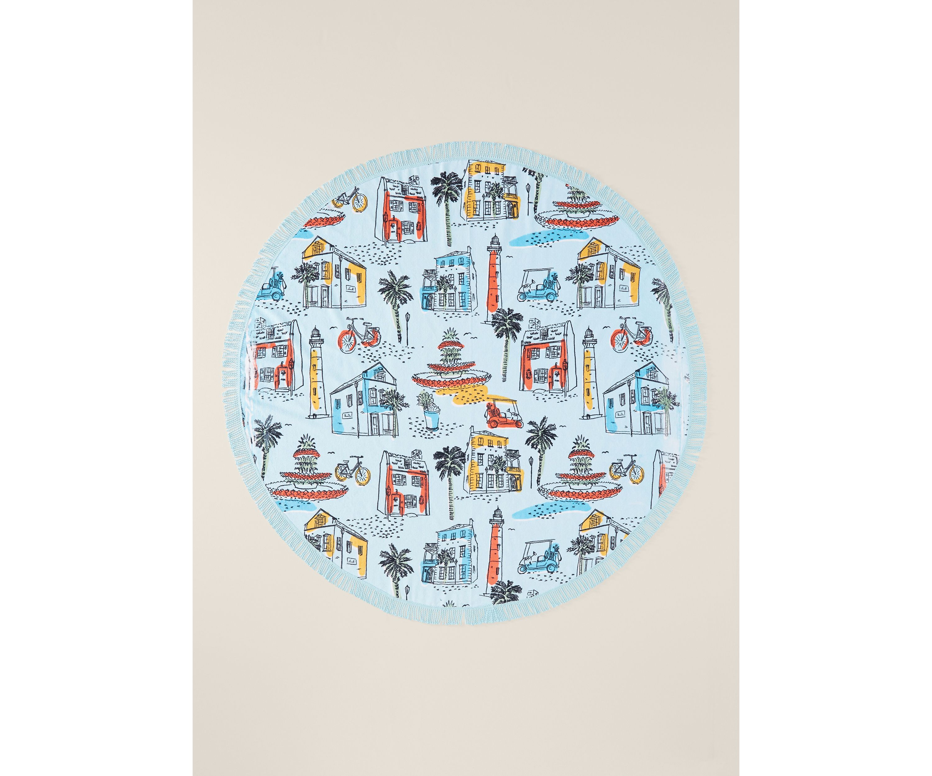 Sewing Down South x Crown & Ivy™ Seabrook 60" Round Beach Towel