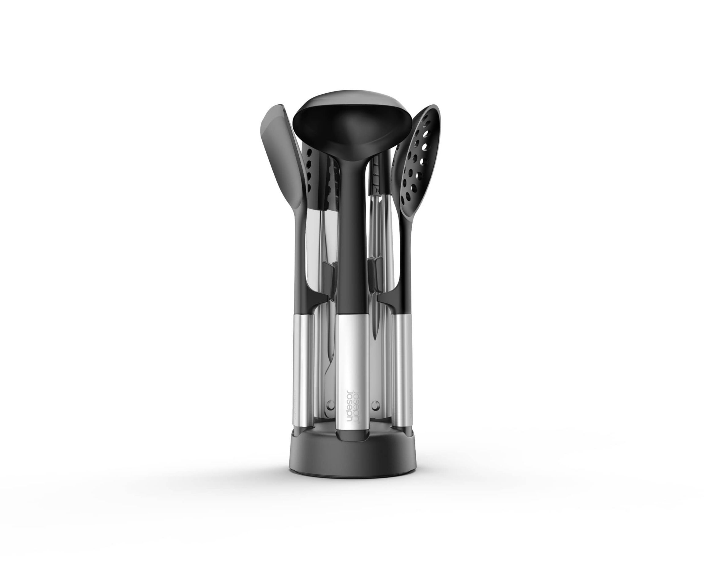 Elevate Fusion 5-piece Silicone Utensil Set with Storage Stand