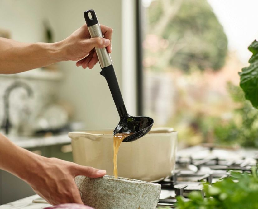 Elevate Fusion 5-piece Silicone Utensil Set with Storage Stand