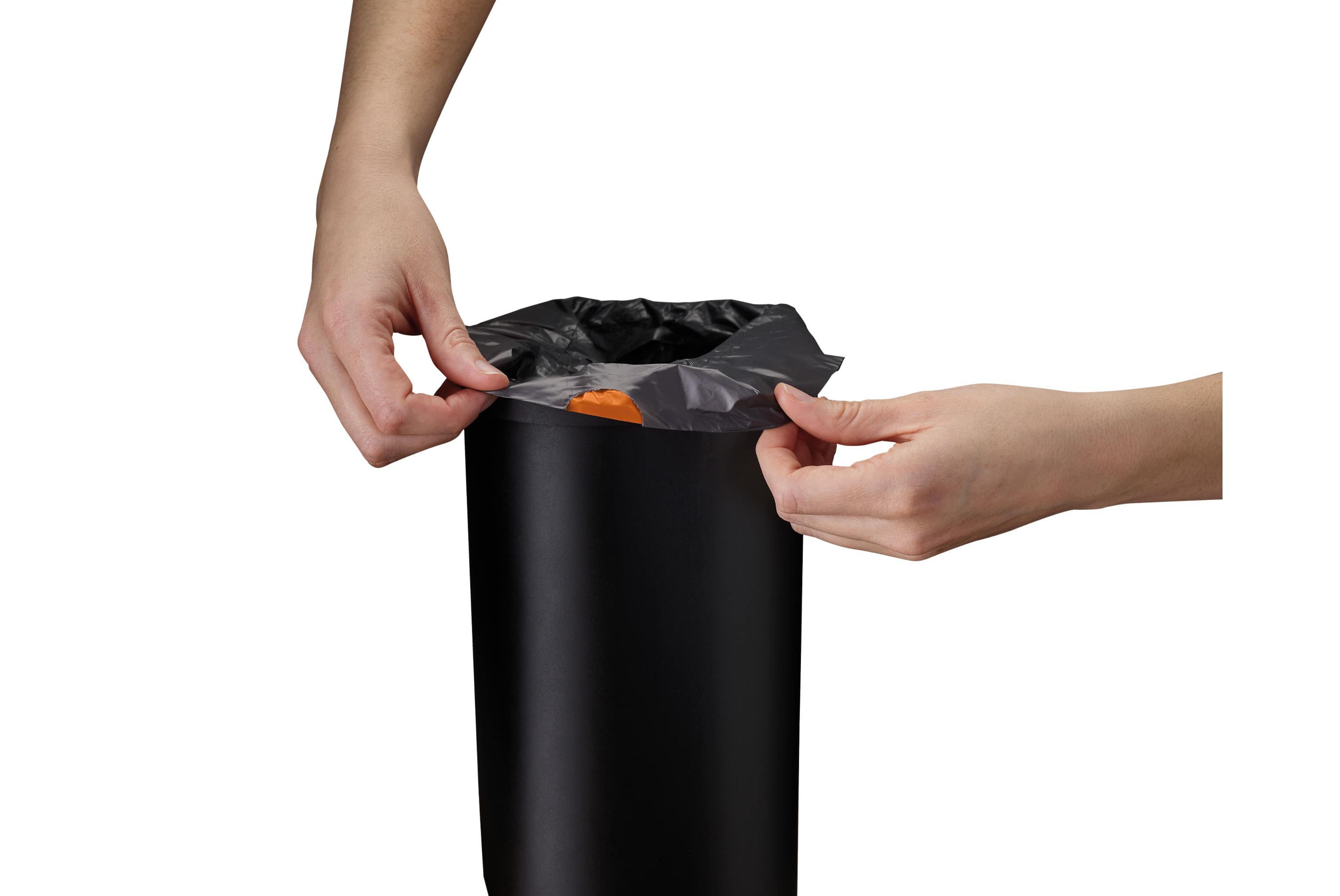 EasyStore Luxe Stainless-steel 5-litre pedal can with  liner storage